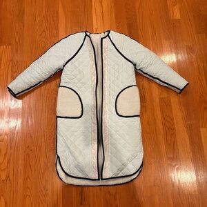 THE GREAT. Reversible Fleece Quilted Jacket